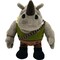 Mattel Teenage Mutant Ninja Turtles: Mutant Mayhem Rocksteady Plush Toy, 8 in Soft Stuffed Animal, Movie-Inspired Character Figure, Ages 3+